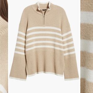 RAILS quarter-zip sweater